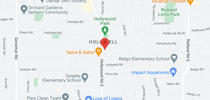 map of 505 Hollywood Road S